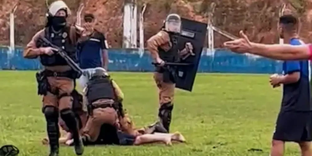 Relatos nas redes sociais revelam que o prefeito reagiu a uma abordagem da Rotam