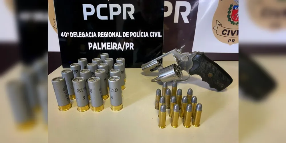 Armas e munições foram encontradas na casa do suspeito