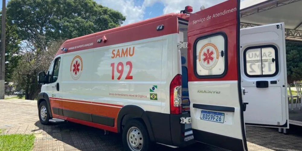 Samu foi chamado para o atendimento
