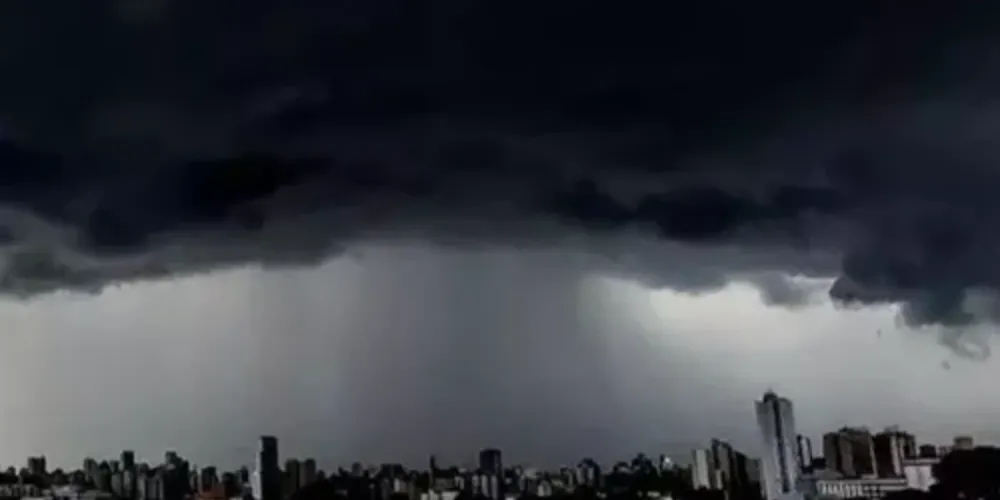Os ventos da tempestade devem chegar aos 60 km/h
