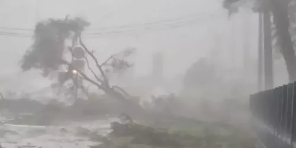 Temporal deixou estragos nos primeiros dias de outubro no Paraná