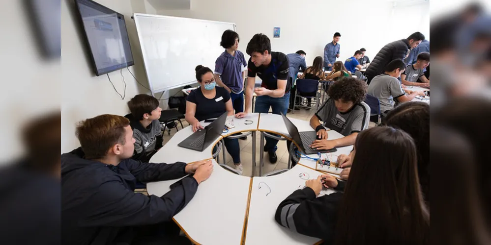 Os visitantes poderão conversar com professores e alunos da instituição