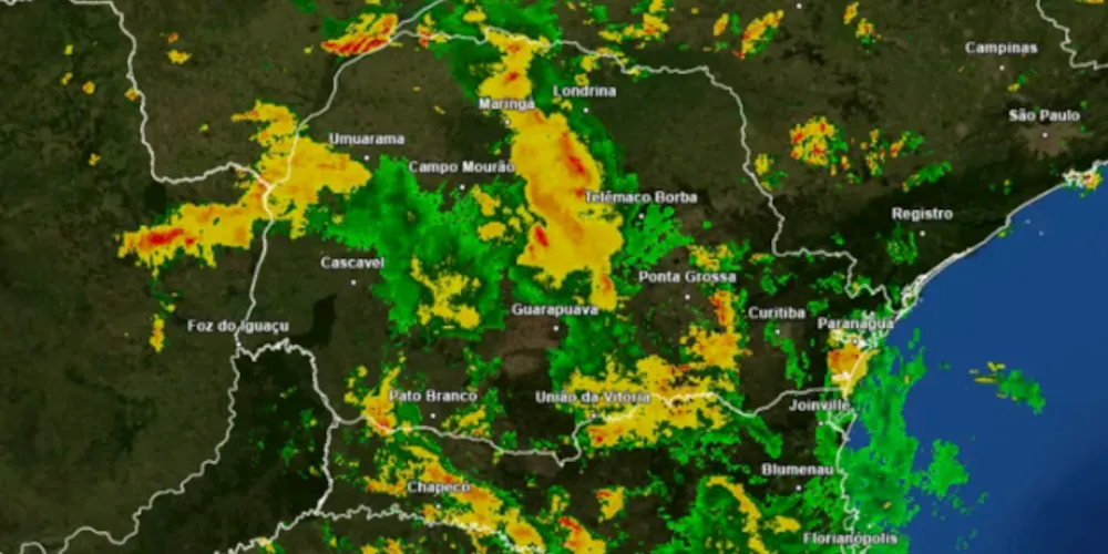 O Inmet orienta que, em caso de rajadas de vento, a população não se abrigue debaixo de árvores, pois há risco de queda