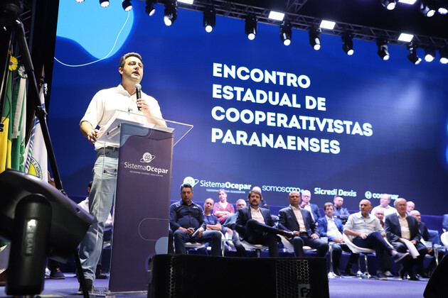 Governador do Estado, Ratinho Junior, comemorou os números das cooperativas