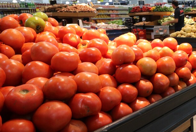 O tomate apresentou a maior alta no último mês, de 20%
