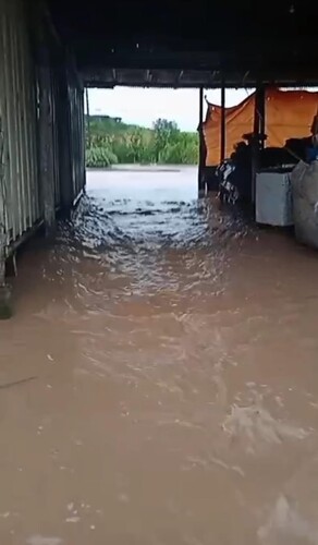 Moradores de Apiaba, em Imbituva, estão com medo do nível da água