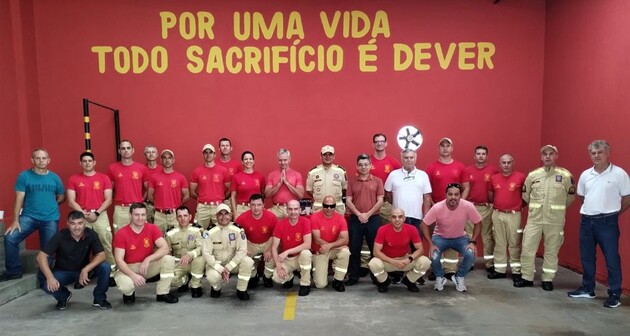 Na solenidade, o comandante Guimarães destacou a relevância do Corpo de Bombeiros no cenário institucional