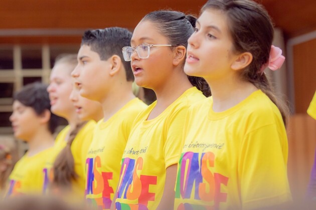 Os coros são divididos em três categorias: coros infantis, coros infantojuvenis e coros jovens