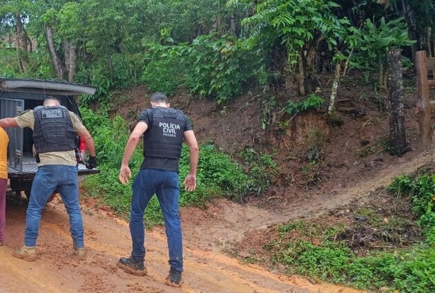 Homem foi detido em uma área de difícil acesso na área rural ‘Barrinha’