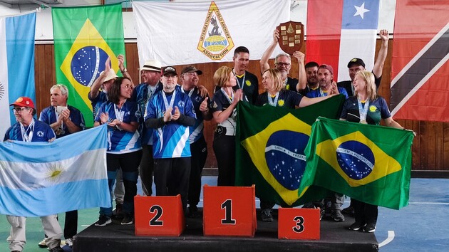 Os atletas participaram do Latin American Field Archery Championship