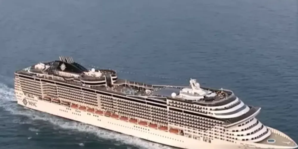 Navio foi usado para evento do Neymar