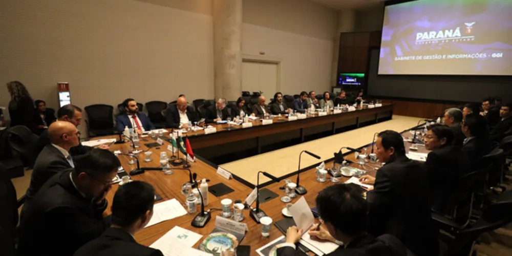 Na reunião entre os empresários chineses e os representantes do Governo do Estado, os executivos apresentaram suas companhias