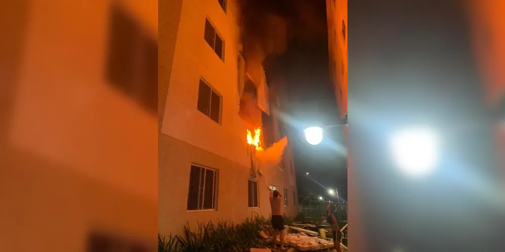 A explosão aconteceu na torre 10, mas todo o condomínio foi evacuado