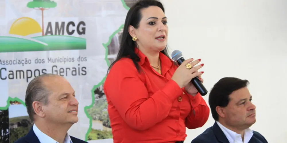 Presidente da AMCG, Elisangela Pedroso, liderou a reunião