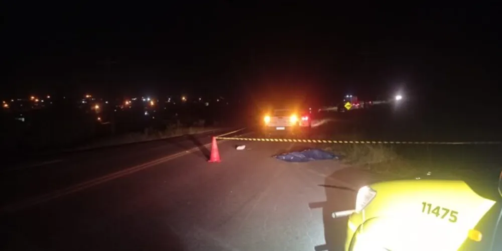 Acidente aconteceu no km 155 da PR-090