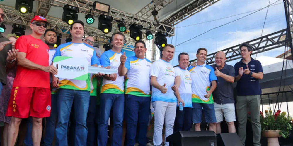 Anúncios foram realizados junto do governador Ratinho Junior (PSD)