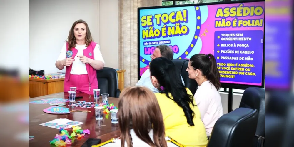 Secretária da Mulher, Leandre Dal Ponte, apresentou o projeto do Estado