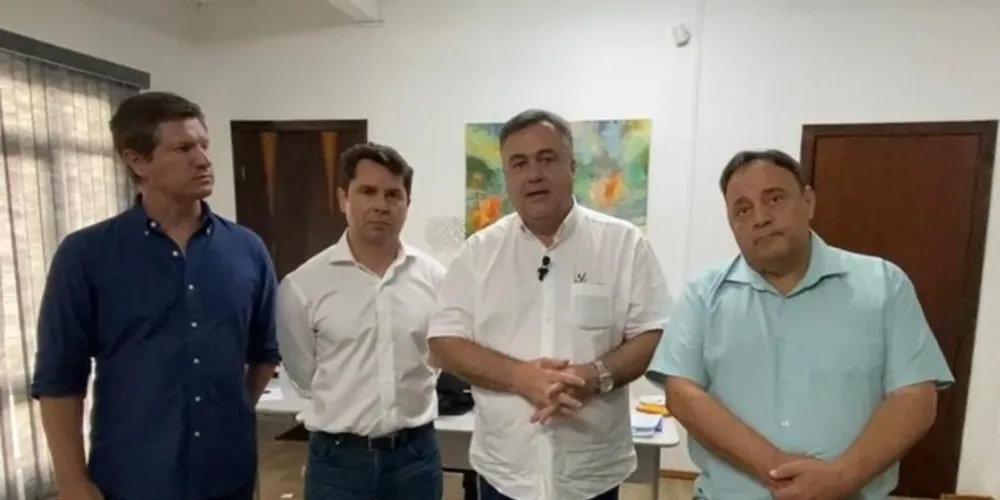 Secretário Beto Preto falou sobre o assunto nesta sexta-feira (9), ao lado de Hussein Bakri, Alexandre Curi e Santin Roveda