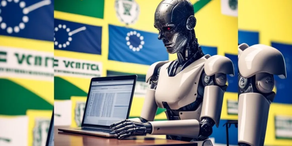 Imagem feita inteiramente com uso de Inteligência Artificial.