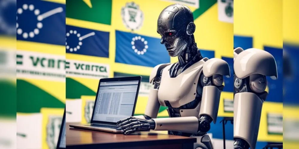 Imagem feita inteiramente com uso de Inteligência Artificial.