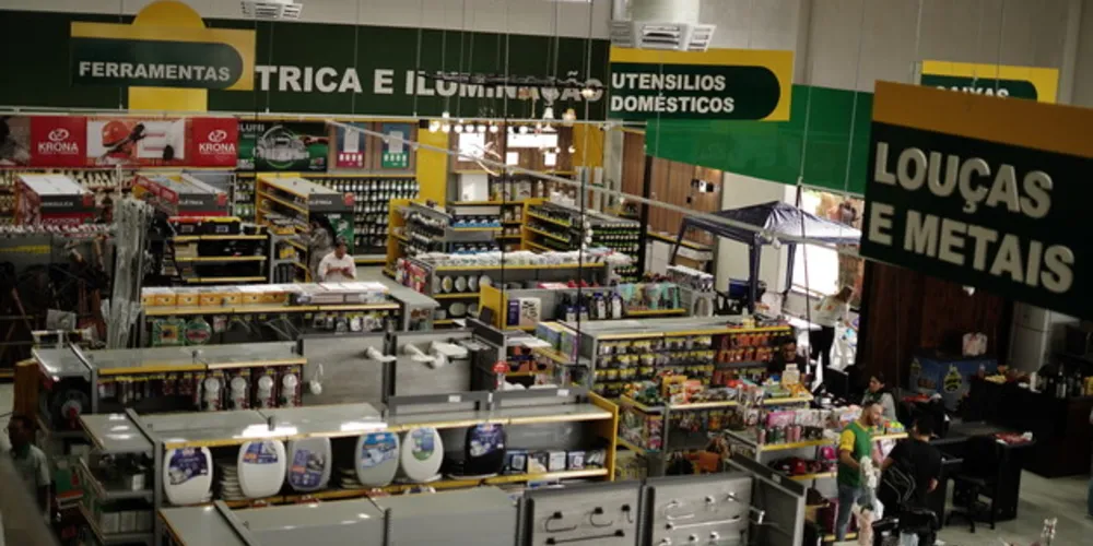 Encontrar tudo na mesma loja facilita o planejamento do construtor