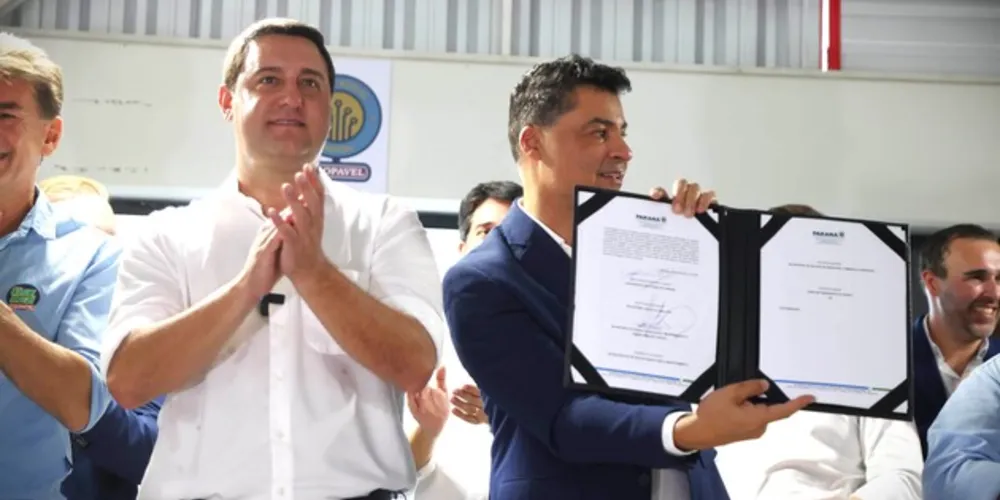 Lideranças do Estado fizeram o anúncio no Oeste do Paraná
