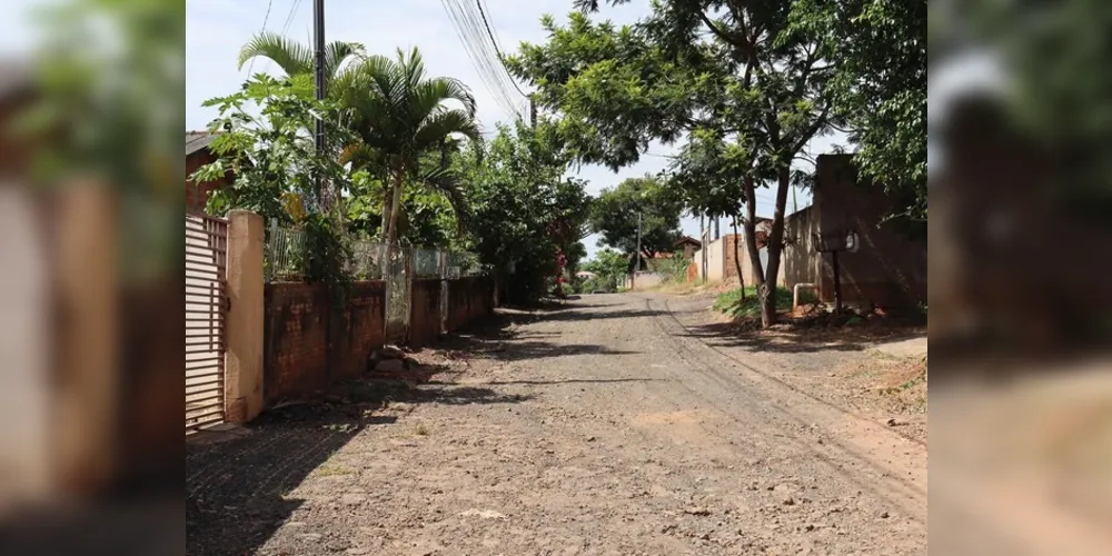 Mais dois bairros serão pavimentados em Cândido de Abreu