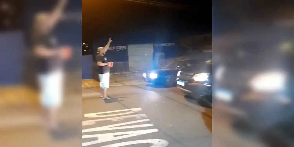 Racha foi feito na rua Londrina, no bairro Santo Antônio.