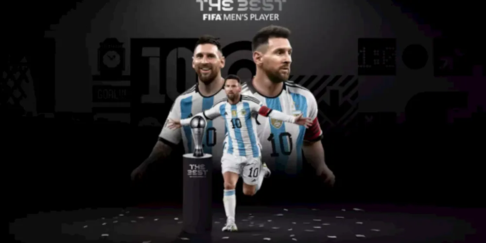 Entre os três candidatos estavam Messi, Haaland e Mbappé.