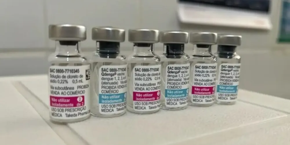 Governo recebeu 720 mil doses do imunizante Qdenga