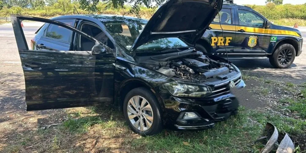 Condutor do veículo foi abordado pela PRF na BR-376 em Tibagi