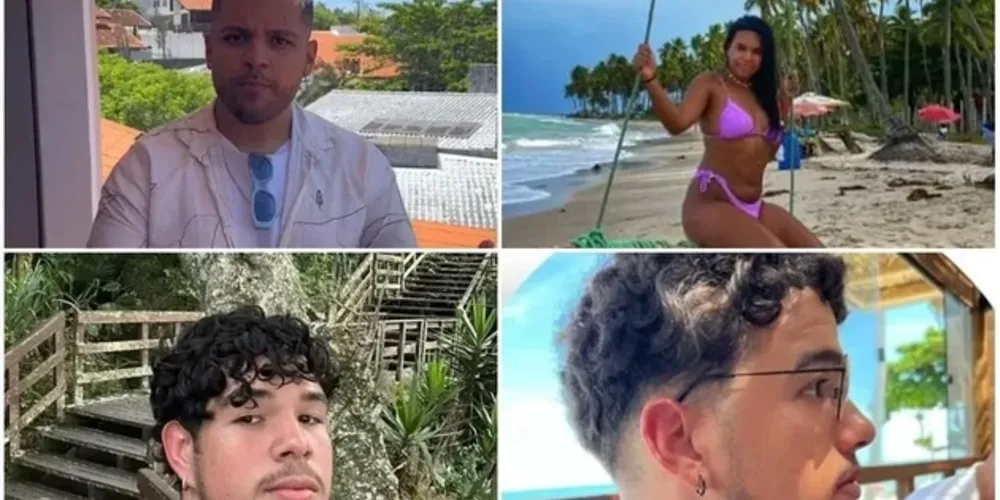 Os jovens foram identificados como Gustavo Pereira Silveira Elias, 24 anos; Karla Aparecida dos Santos,19 anos; Tiago de Lima Ribeiro, 21 anos e Nicolas Kovaleski, 16 anos, todos de Minas Gerais.