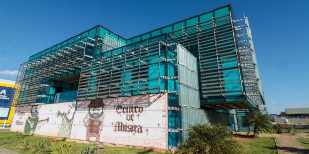 Conservatório funciona no espaço do Centro de Música de Ponta Grossa.