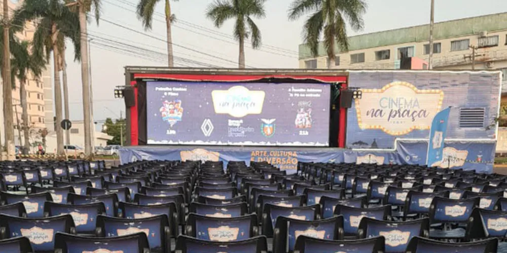 Edição 2024 do Cinema na Praça inicia nesta semana em Arapoti