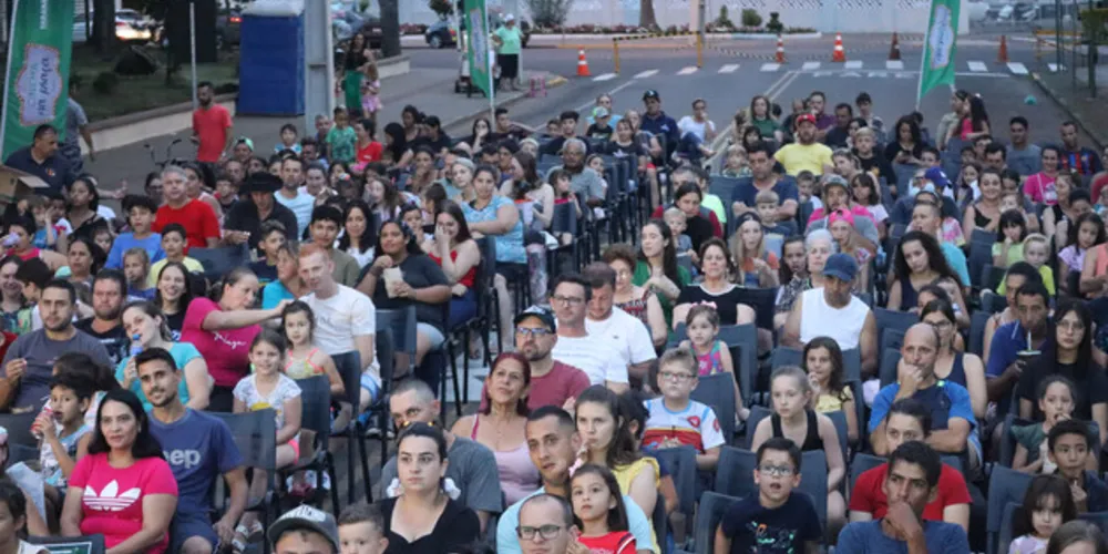 Cinema na Praça continua na região e chega à última semana depois do Carnaval