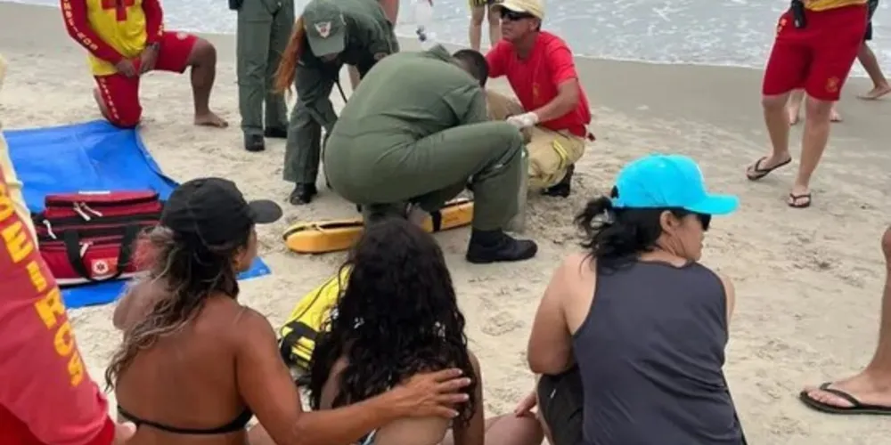 O afogamento aconteceu entre os balneários Marisol e Carmery