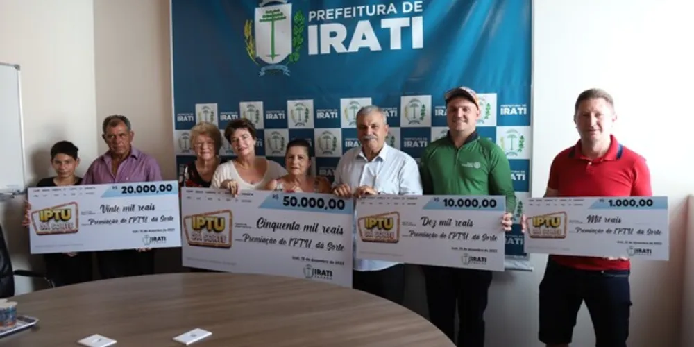 Para participar da promoção os contribuintes tinham que estar com o pagamento do IPTU em dia