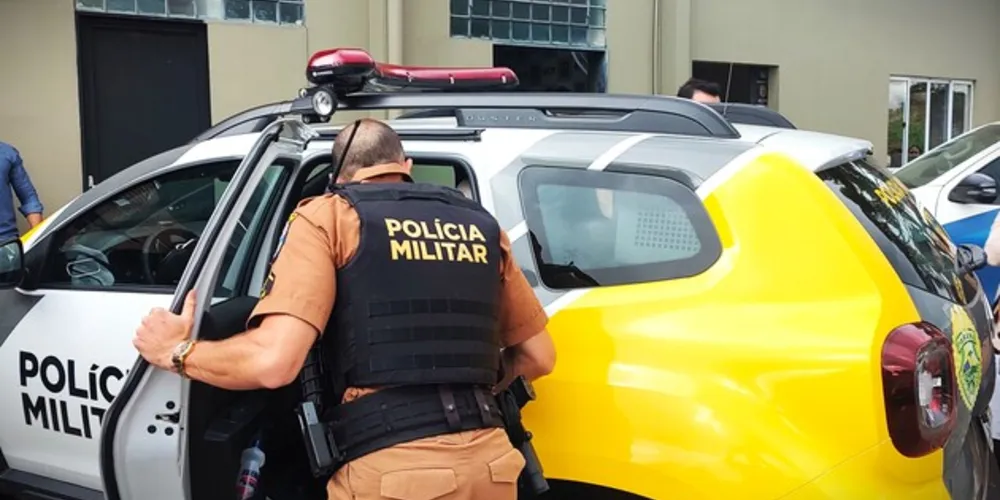 Equipe da Polícia Militar realizou a prisão do suspeito