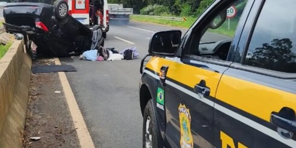Acidente aconteceu na tarde desta quarta-feira (14)
