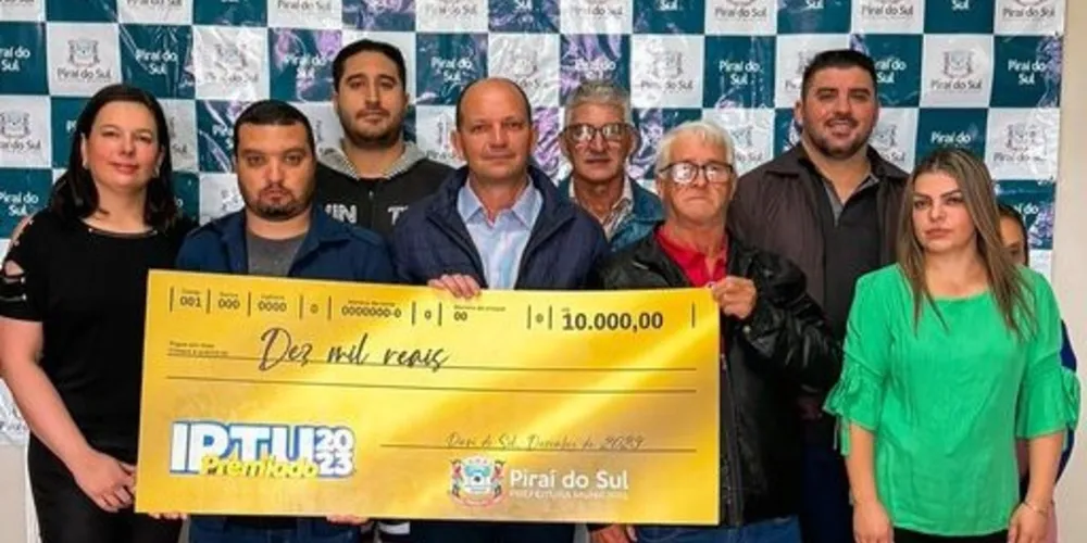 Ao todo, nove piraienses foram contemplados com a premiação