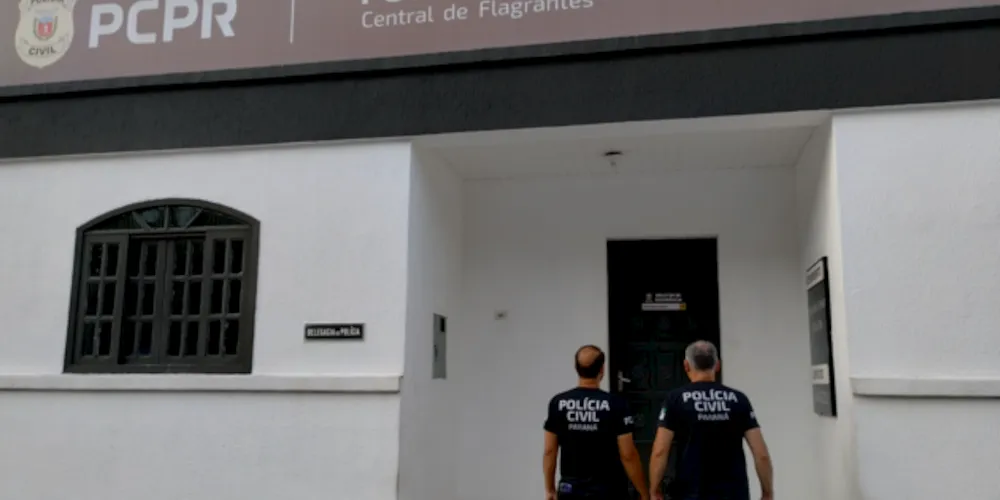 Agentes encaminharam o suspeito ao sistema penitenciário