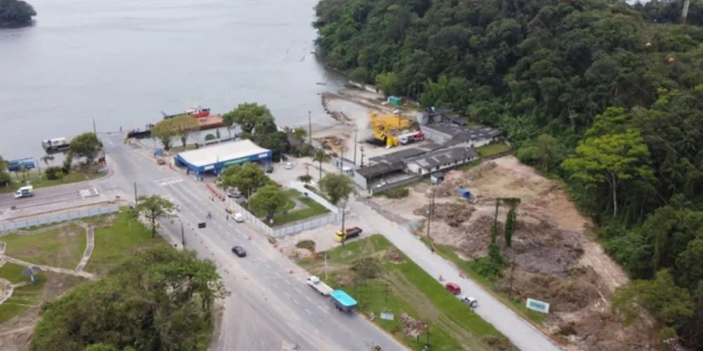 Ponte fará a ligação dos municípios de Guaratuba e Matinhos.