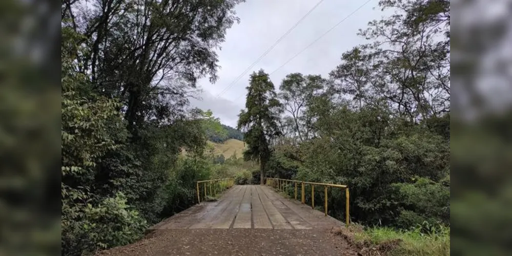 A estrutura, que fica no km 419, em trecho não-pavimentado, está contemplada em contrato de manutenção e reforma de obras de arte especiais