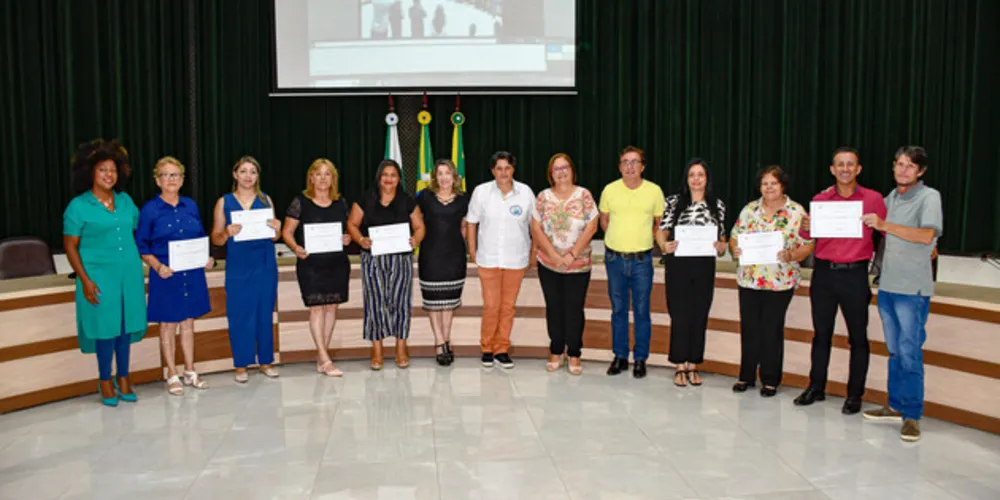 Na ocasião a prefeita Alcione parabenizou os eleitos