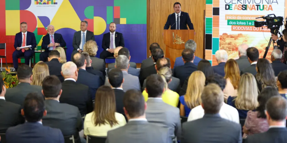 O contrato do Lote 1 prevê a implementação de 344 quilômetros de duplicações.