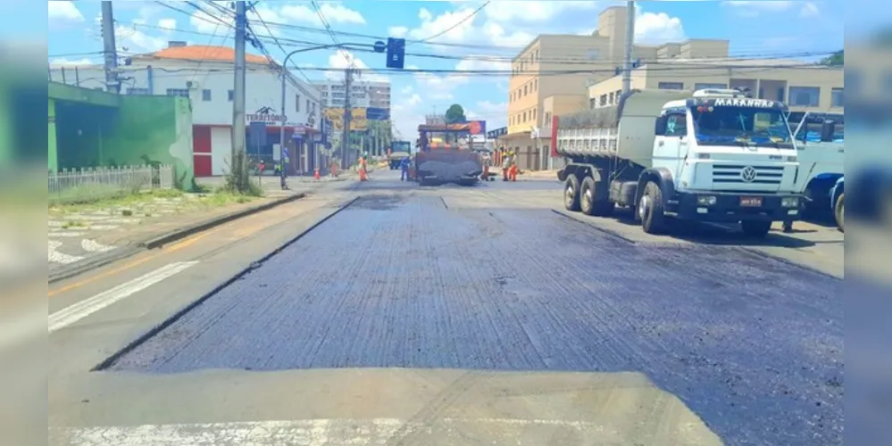 Obras ocorrem no entroncamento da Avenida Anita Garibaldi com as ruas Balduíno Taques e Antônio Vieira, no bairro Órfãs