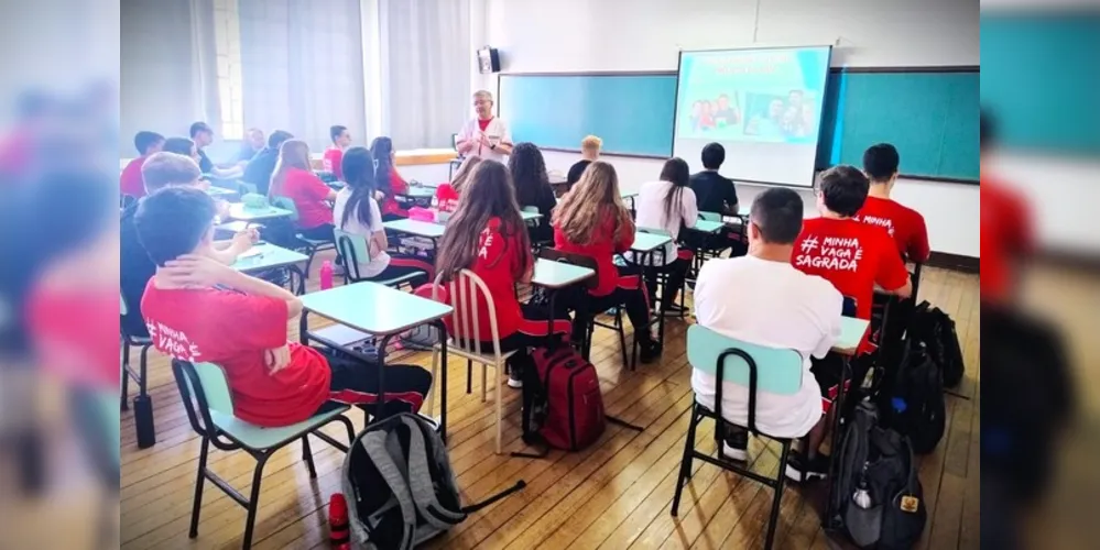 Estudantes receberam a amostra dos 'itinerários'