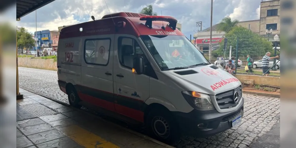 Equipe do Samu foi acionada para a ocorrência, em Ponta Grossa