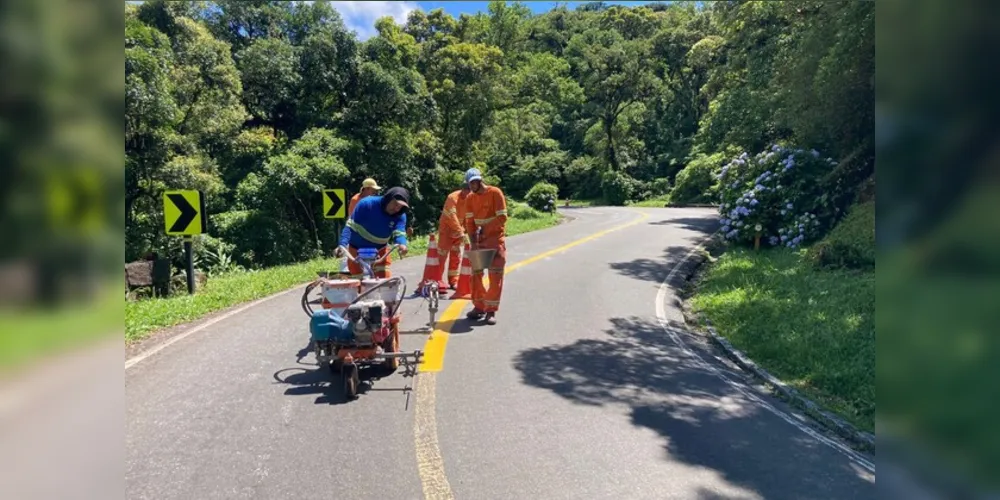 Estrada da Graciosa terá bloqueio também na segunda-feira para finalizar serviços