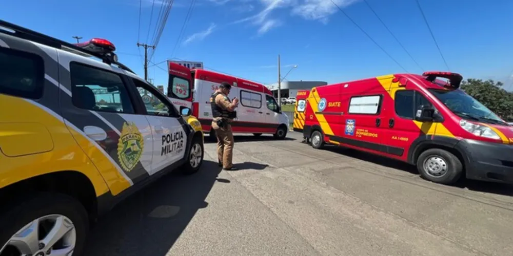 Equipes foram mobilizadas por volta das 10 horas da manhã